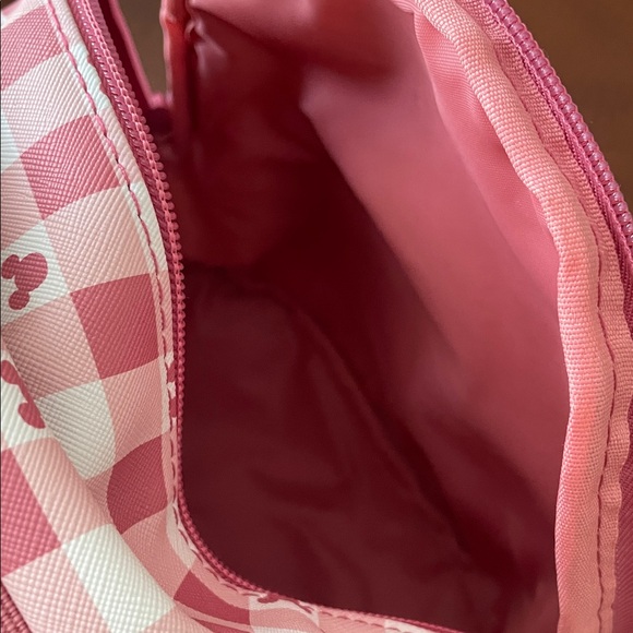 Disney Mickey Pink and White Gingham Mini Backpack
